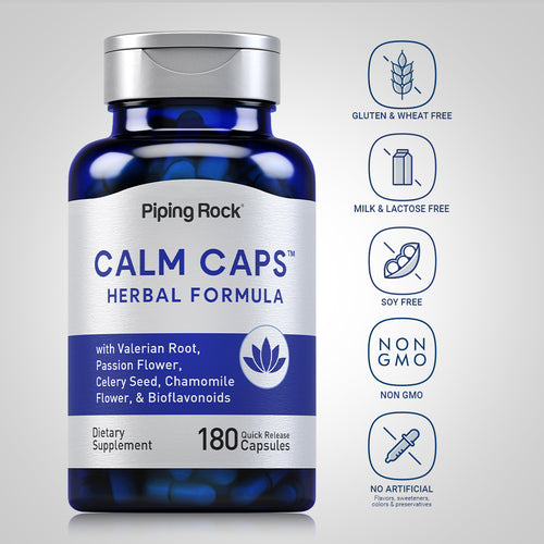 Calm Caps, 180 Quick Release Capsules Dietary Attributes