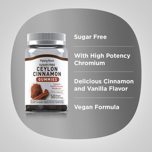 Ceylon Cinnamon Gummies, 50 Vegan Gummies Benefits