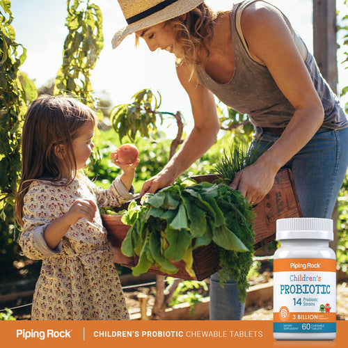 Children's Probiotic 14 Strains 3 Billion Organisms, 60 Chewable Tablets Lifestyle