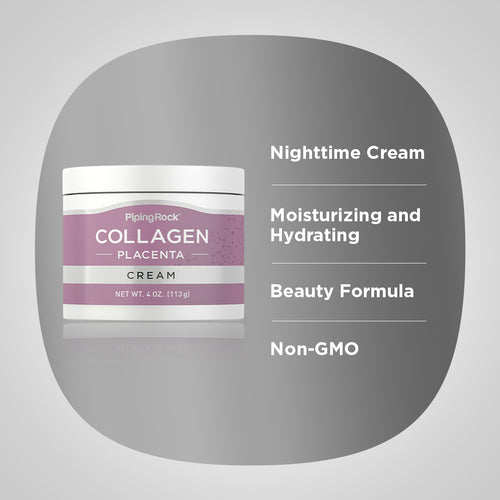 Collagen & Placenta Cream, 4 oz (113 g) Jar Benefits