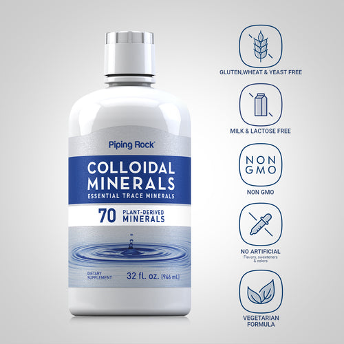 Colloidal Minerals (Unflavored), 32 fl oz (946 mL) Bottle Dietary Attributes