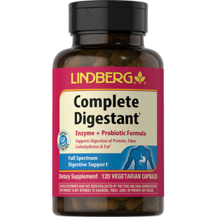 Complete Digestant Multi Enzyme + Probiotic, 120 Vegetarian Capsules