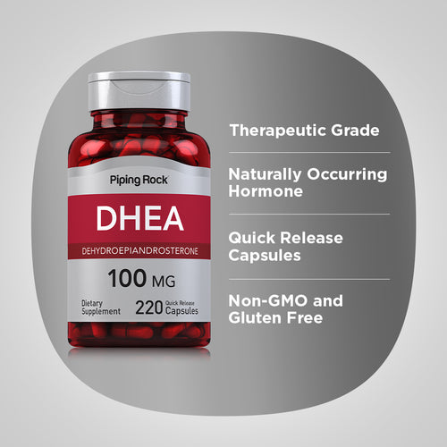 DHEA, 100 mg, 240 Quick Release Capsules Benefits