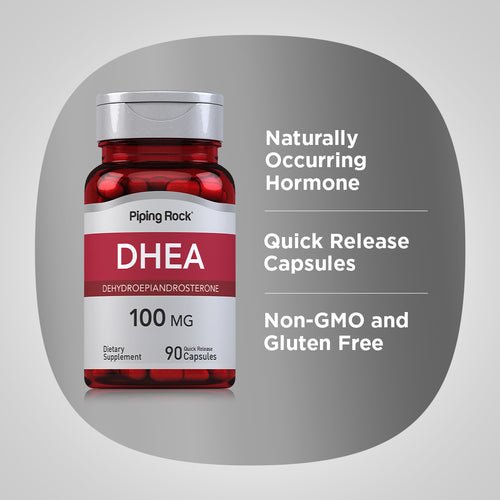 DHEA, 100 mg, 90 Quick Release Capsules Benefits