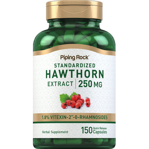 Hawthorn Standardized Extract, 150 Quick Release Capsules Bottle
