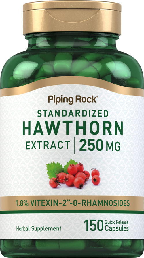 Hawthorn Standardized Extract, 150 Quick Release Capsules Bottle