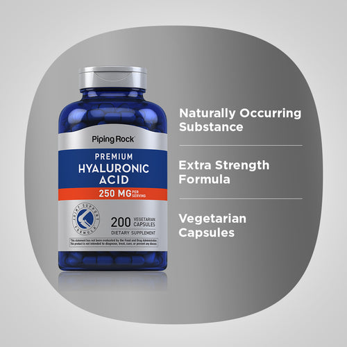 Hyaluronic Acid, 250 mg (per serving), 200 Quick Release Capsules Benefits