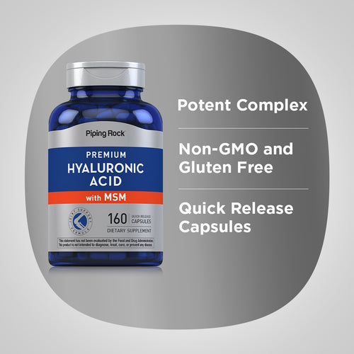 Hyaluronic Acid with MSM, 160 Quick Release Capsules Benefits