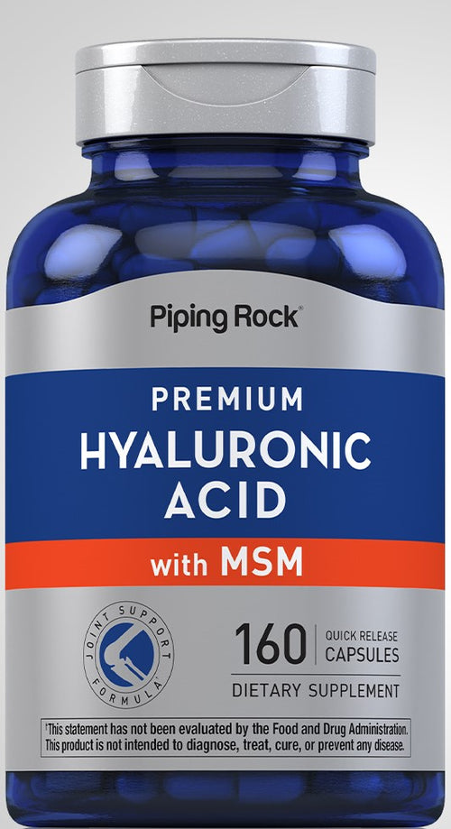 Hyaluronic Acid with MSM, 160 Quick Release Capsules