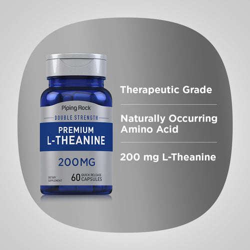 L-Theanine, 200 mg, 60 Quick Release Capsules Benefits
