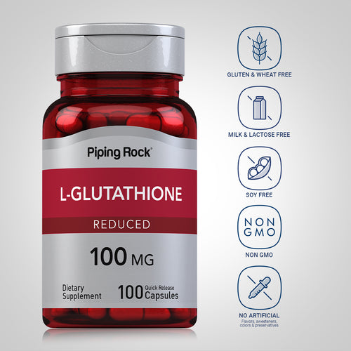 L-Glutathione (Reduced), 100 mg, 100 Quick Release Capsules Dietary Attributes