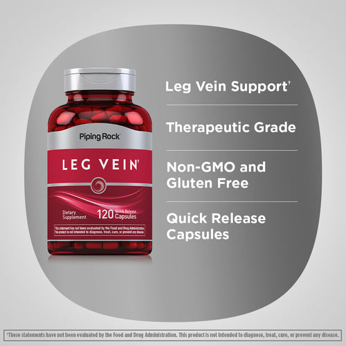 Leg Vein, 120 Quick Release Capsules Benefits