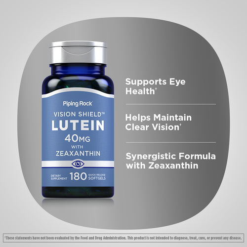 Lutein + Zeaxanthin, 40 mg, 180 Quick Release Softgels Benefits