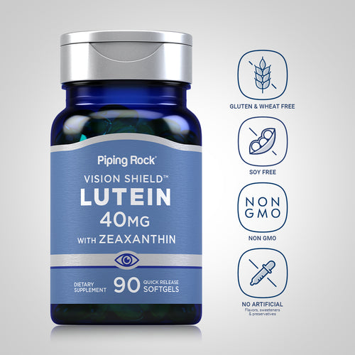 Lutein + Zeaxanthin, 40 mg, 90 Quick Release Softgels Dietary Attributes