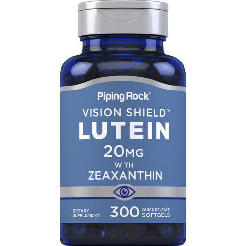 Lutein + Zeaxanthin, 20 mg, 300 Quick Release Softgels Bottle