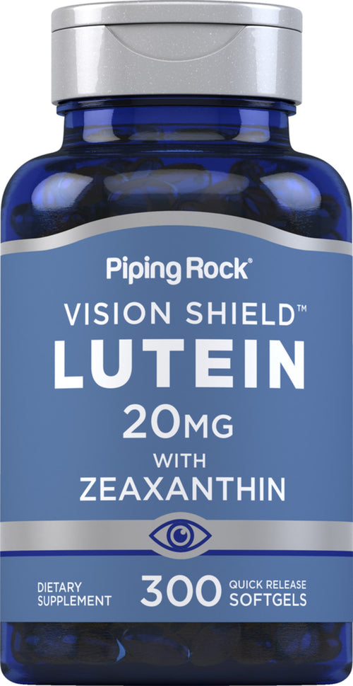 Lutein + Zeaxanthin, 20 mg, 300 Quick Release Softgels Bottle