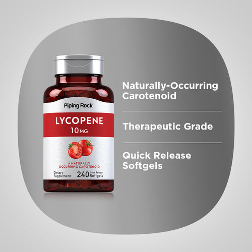 Lycopene, 10 mg, 240 Quick Release Softgels Benefits