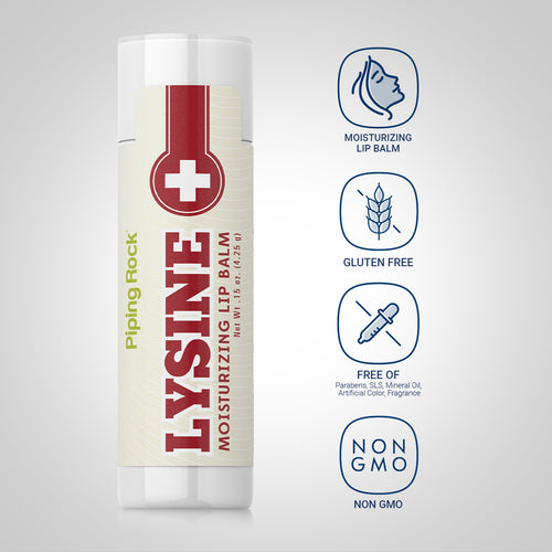 Lysine Lip Balm, 0.15 oz (4 g) Tube Dietary Attributes