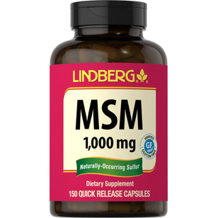 MSM, 1000 mg, 150 Quick Release Capsules