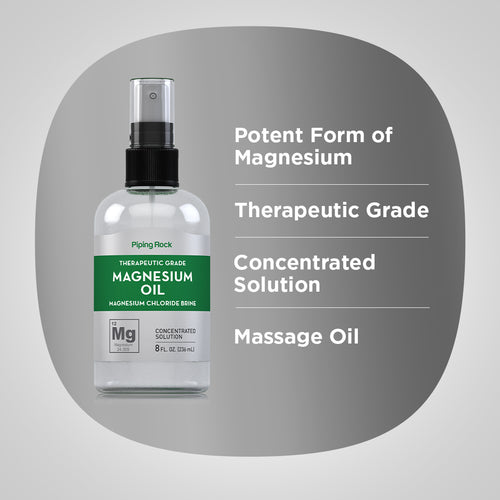 Magnesium Oil, 8 fl oz (236 mL) Spray Bottle Benefits
