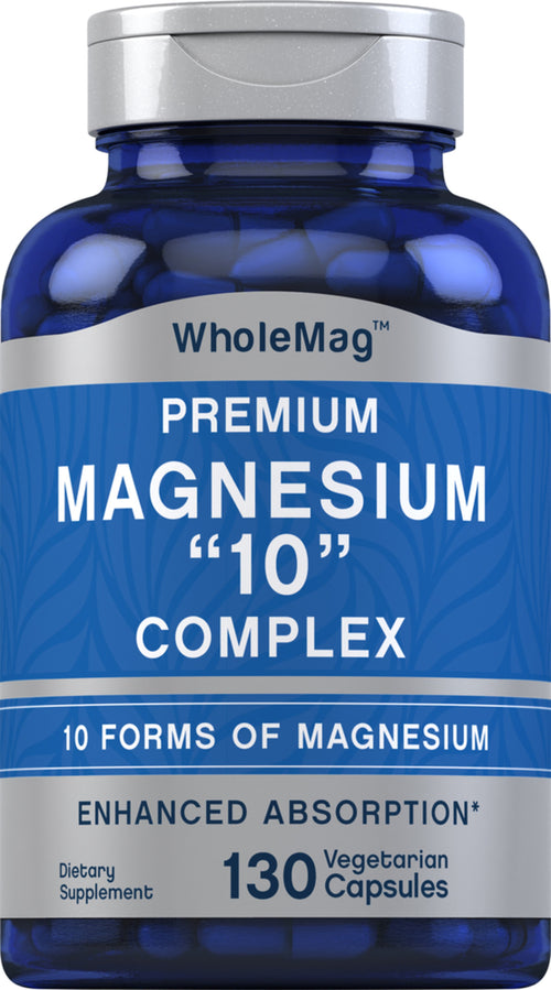 Magnesium "10" Complex, 130 Vegetarian Capsules