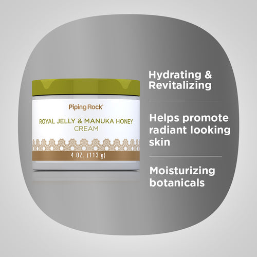 Manuka Honey Cream with Royal Jelly, 4 oz (113 g) Jar Benefits 