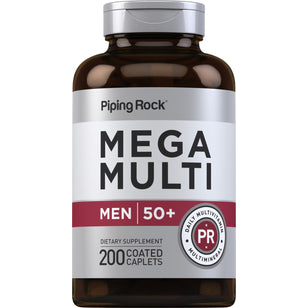 Mega Multi for Men 50 Plus, 200 Coated Caplets