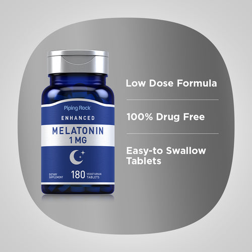 Melatonin, 1 mg, 180 Tablets Benefits