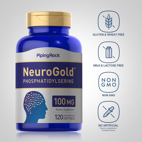NeuroGold Phosphatidylserine, 100 mg, 120 Quick Release Softgels Dietary Attribute