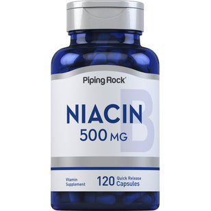 Niacin, 500 mg, 120 Quick Release Capsules