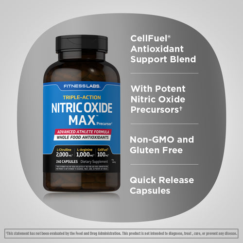 Nitric Oxide Max, 240 Capsules Benefits