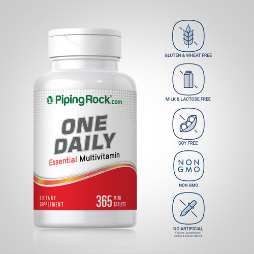 One Daily Essential Multi, 365 Coated Tablets Dietary Attributes