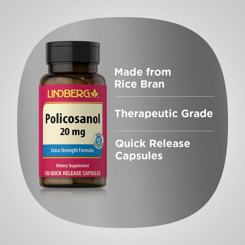 Policosanol, 20 mg, 120 Quick Release Capsules Benefits