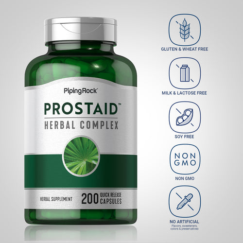 ProstAid Herbal Complex, 200 Quick Release Capsules Dietary Attributes
