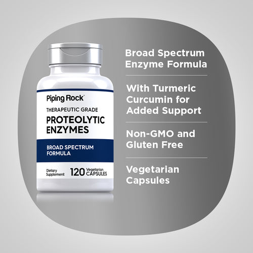 Proteolytic Enzymes, 120 Vegetarian Capsules Benefits