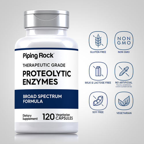 Proteolytic Enzymes, 120 Vegetarian Capsules Dietary Benefits