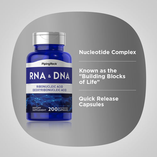 RNA & DNA, 10010 mg, 200 Quick Release Capsules -Benefits 