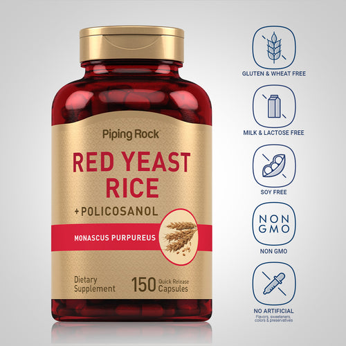 Red Yeast & Policosanol, 150 Quick Release Capsules Dietary Attributes