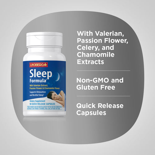 Sleep Formula with Valerian Extract, 90 Quick Release Capsules Benefits