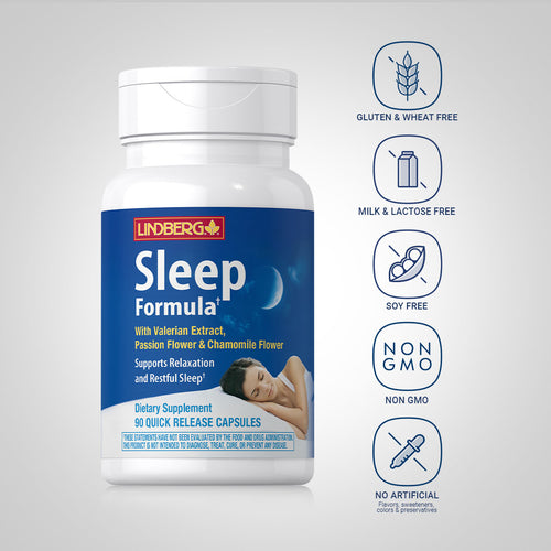 Sleep Formula with Valerian Extract, 90 Quick Release Capsules Dietary Attributes