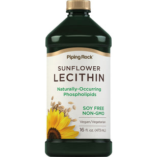 Sunflower Liquid Lecithin, 16 fl oz (473 mL) Bottle