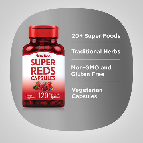 Super Reds, 120 Vegetarian Capsules Benefits 