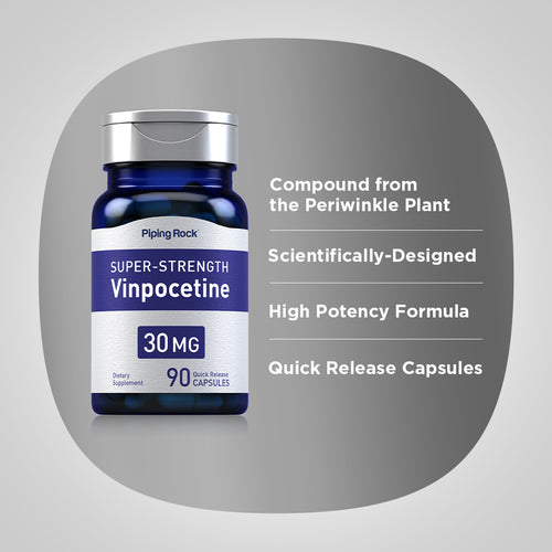Supersterke vinpocetine 30 mg 90 Snel afgevende capsules     