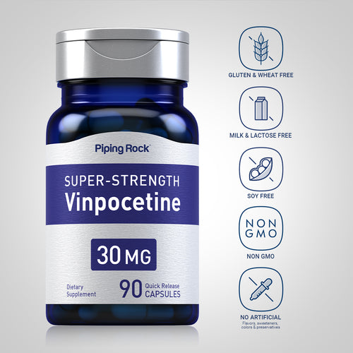 Superstarkes Vinpocetin 30 mg 90 Kapseln mit schneller Freisetzung     