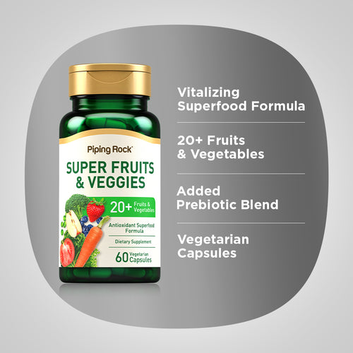 Super Fruits and Veggies, 60 Vegetarian Capsules Benefits