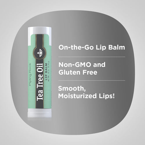 Tea Tree Oil Lip Balm, 0.15 oz (4 g) Tube Benefits