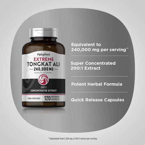 Tongkat Ali Longjack, 240000 mg (per serving), 120 Quick Release Capsules Benefits