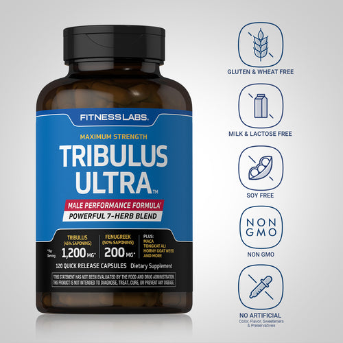 Tribulus Ultra, 120 Quick Release Capsules Dietary Attributes 