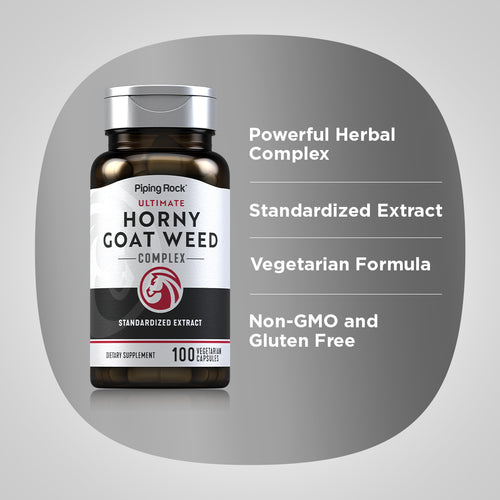 Ultimate Horny Goat Weed Complex, 100 Vegetarian Capsules Benefits