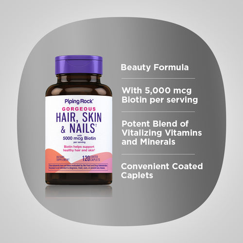 Ultra Hair, Skin & Nails, 120 Coated Caplets Benefits